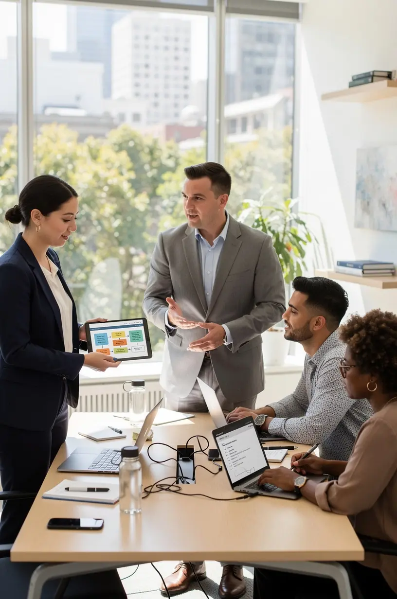 Streamlining email processes for improved productivity.