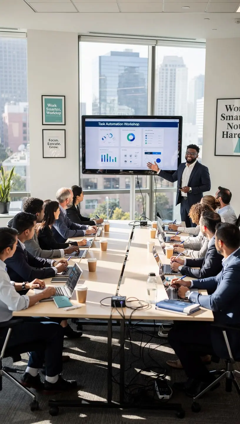 Professional team collaboration